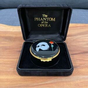 🎄THE PHANTOM of the OPERA The Theatre Collection England 1988 Enamel Trinket Box